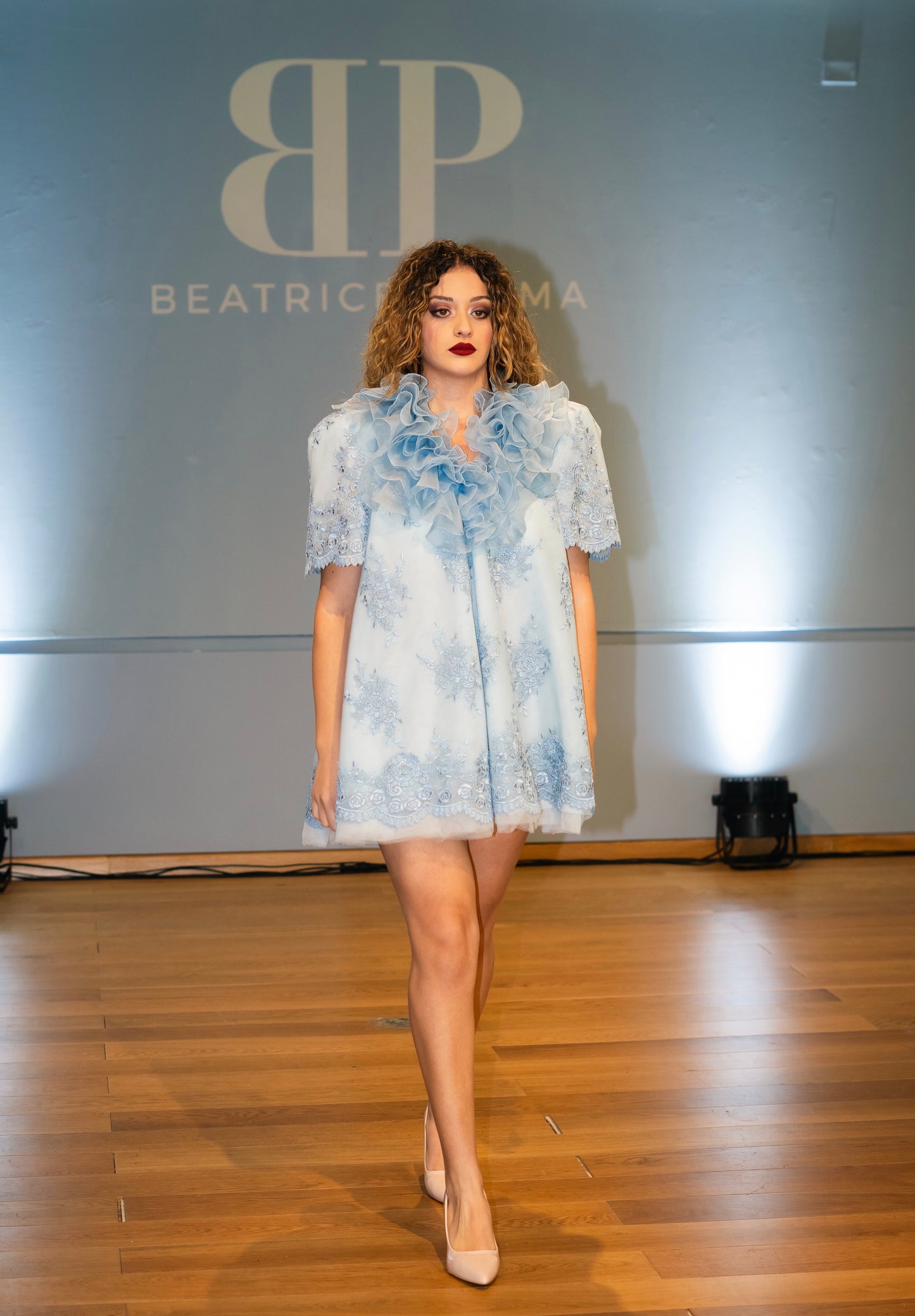 SKY BLUE SHORT DRESS