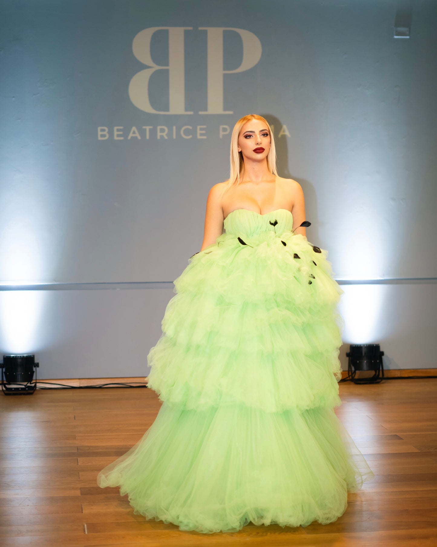 GREEN TULLE DRESS