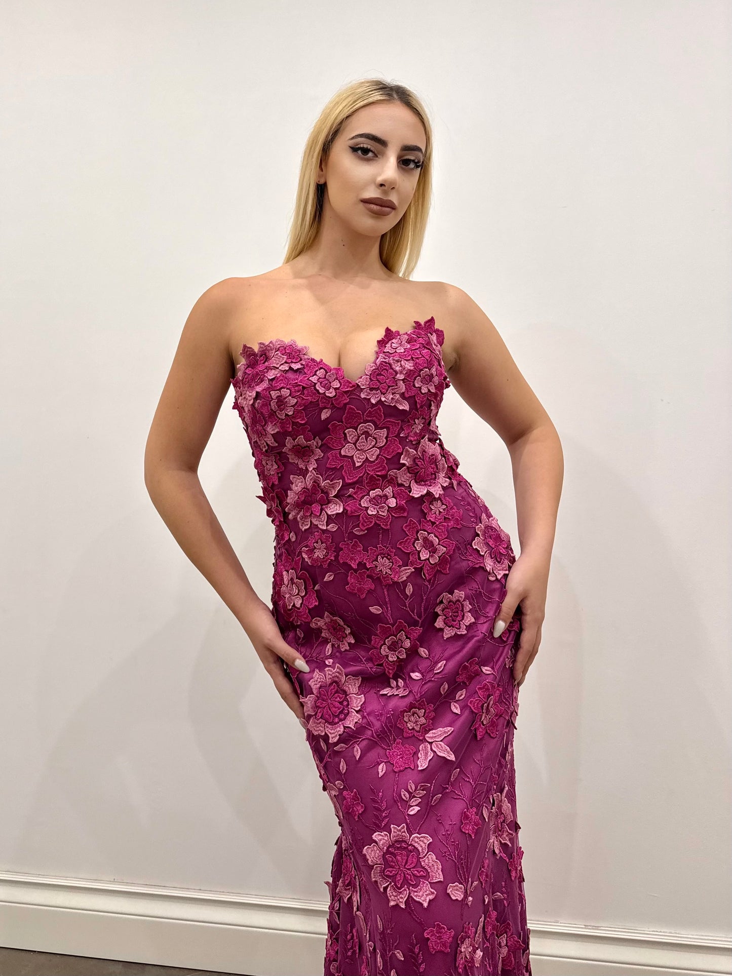FLOWER LONG DRESS