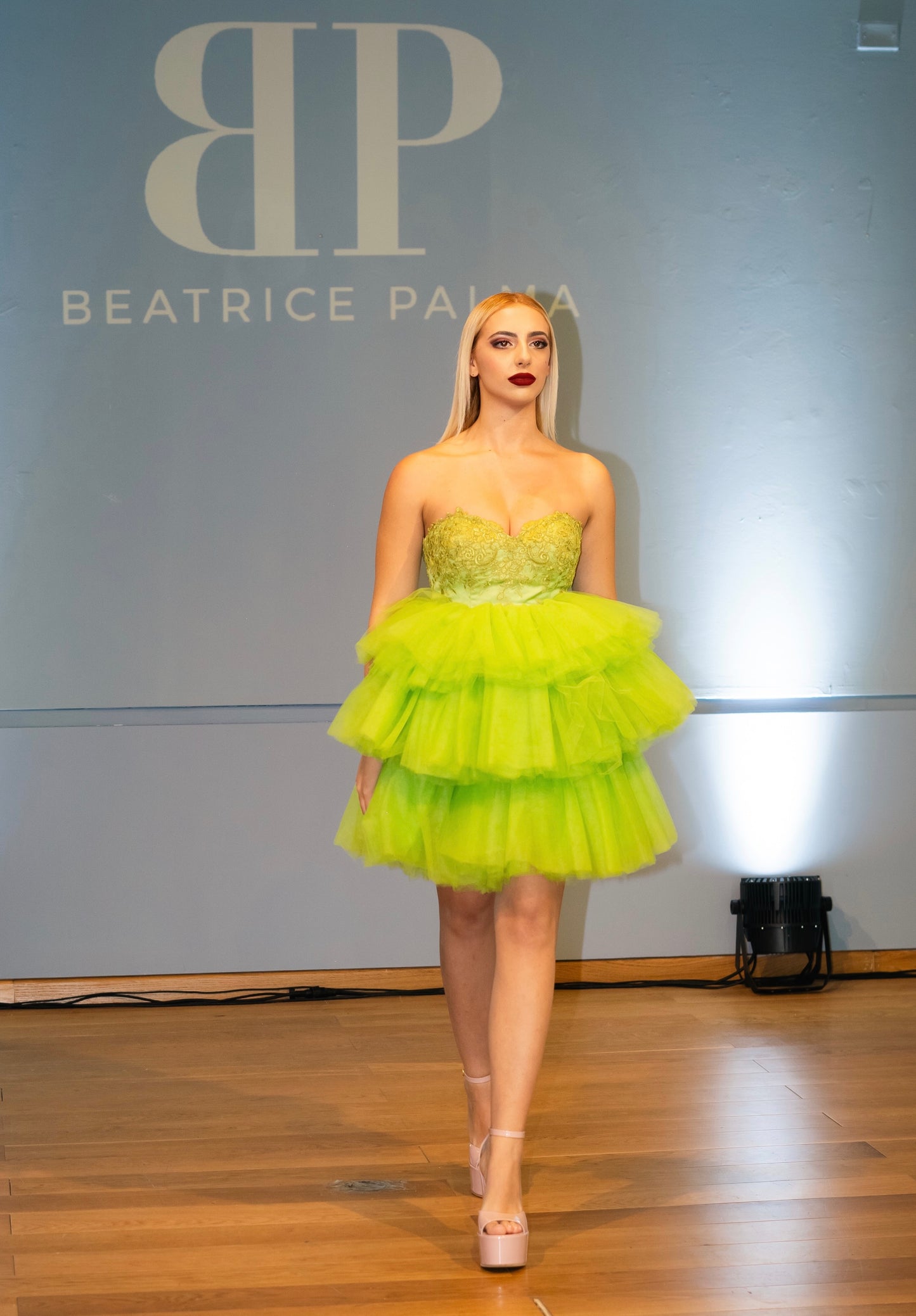 TULLE GREEN DRESS