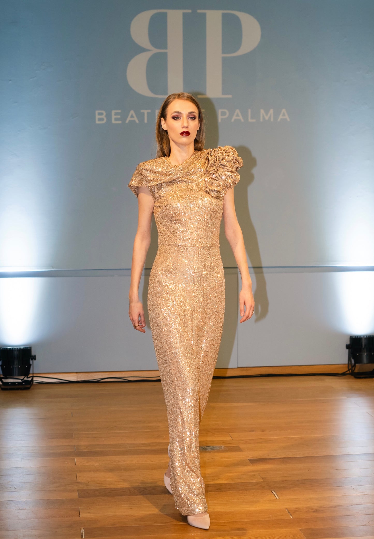 GOLDEN ROSE LONG DRESS