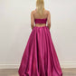 CUT OUT FUCSIA DRESS