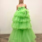 GREEN TULLE DRESS