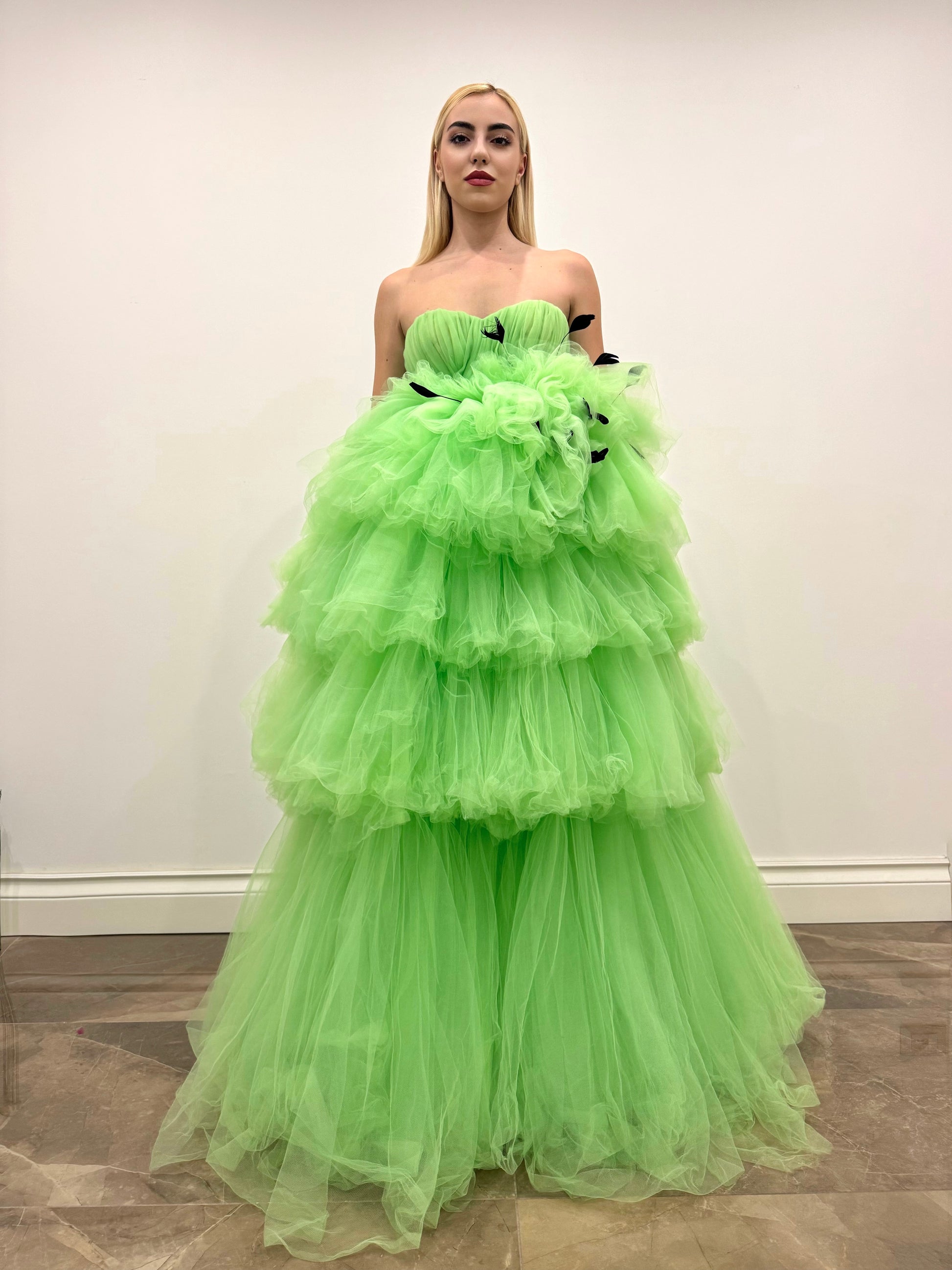 GREEN TULLE DRESS Beatrice Palma GREEN TULLE DRESS Beatrice Palma