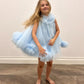 BABY BLUE TULLE DRESS