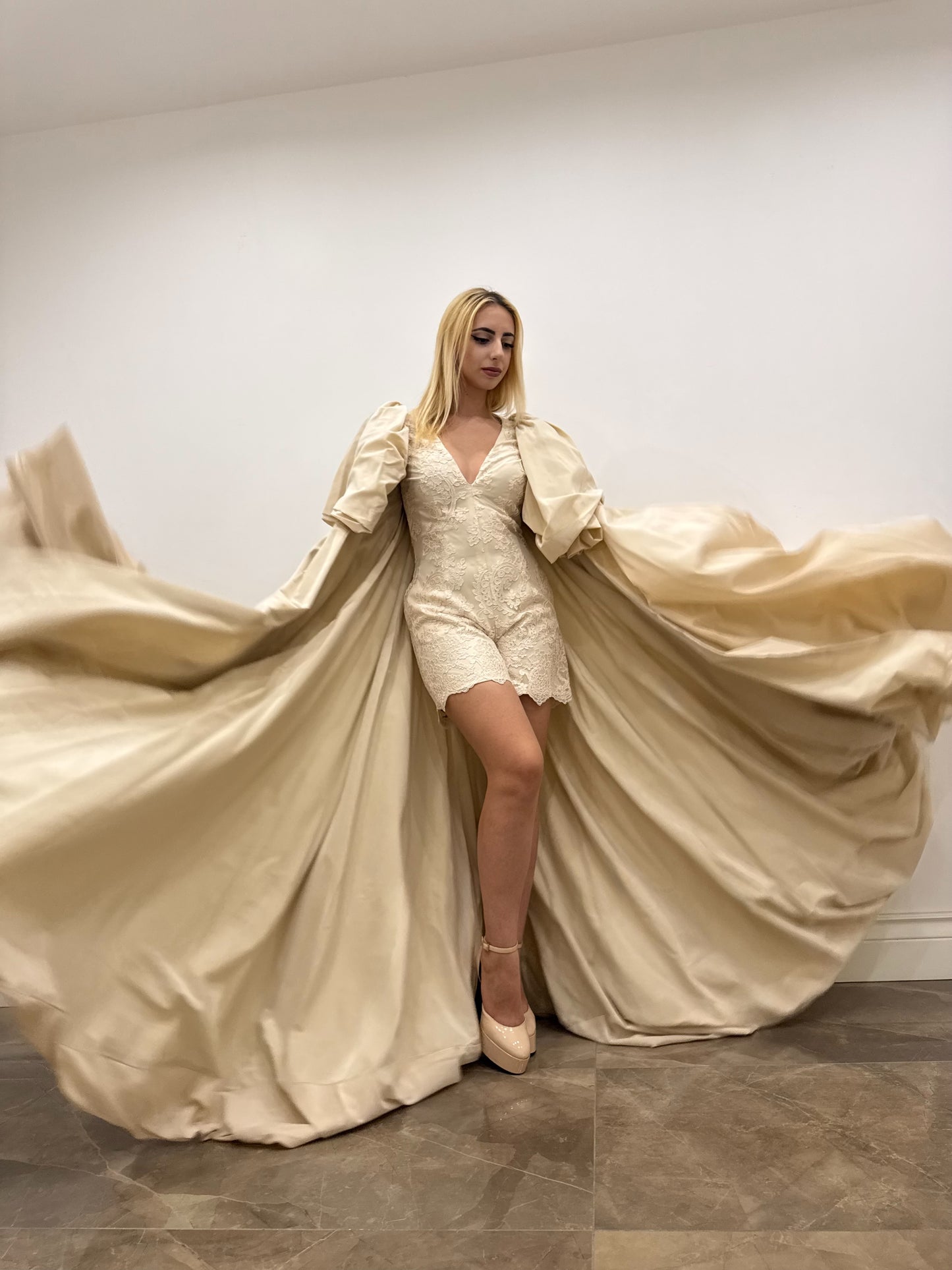 IVORY LACE JUMPSUITE