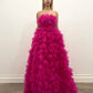 3D FLOWER TULLE DRESS