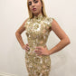 EMBROIDERED GOLD DRESS