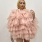 TULLE PINK CAPE