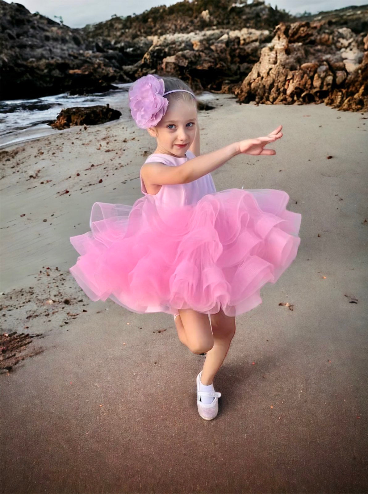 BABY PINK TULLE DRESS