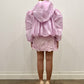 SHORT PINK CAPE