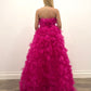 3D FLOWER TULLE DRESS