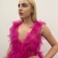 3D FLOWER TULLE DRESS
