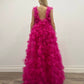 3D FLOWER TULLE DRESS