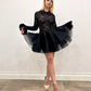 BLACK LACE DRESS