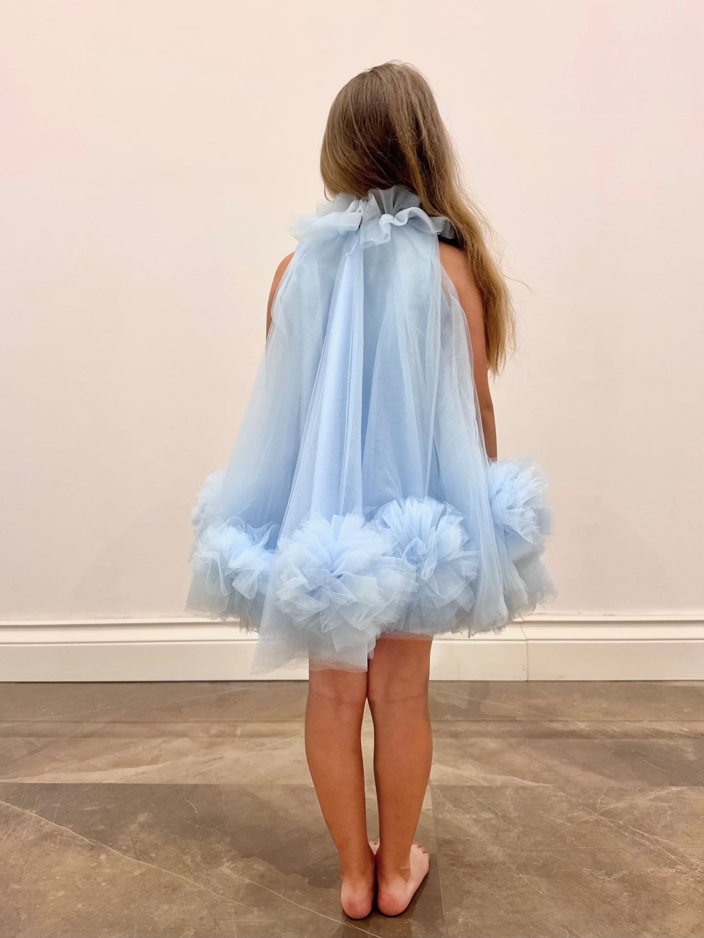 BABY BLUE TULLE DRESS