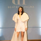 IVORY TAFFETA CAPE