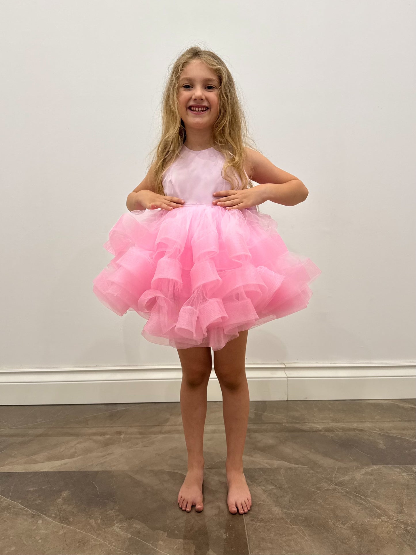 BABY PINK TULLE DRESS
