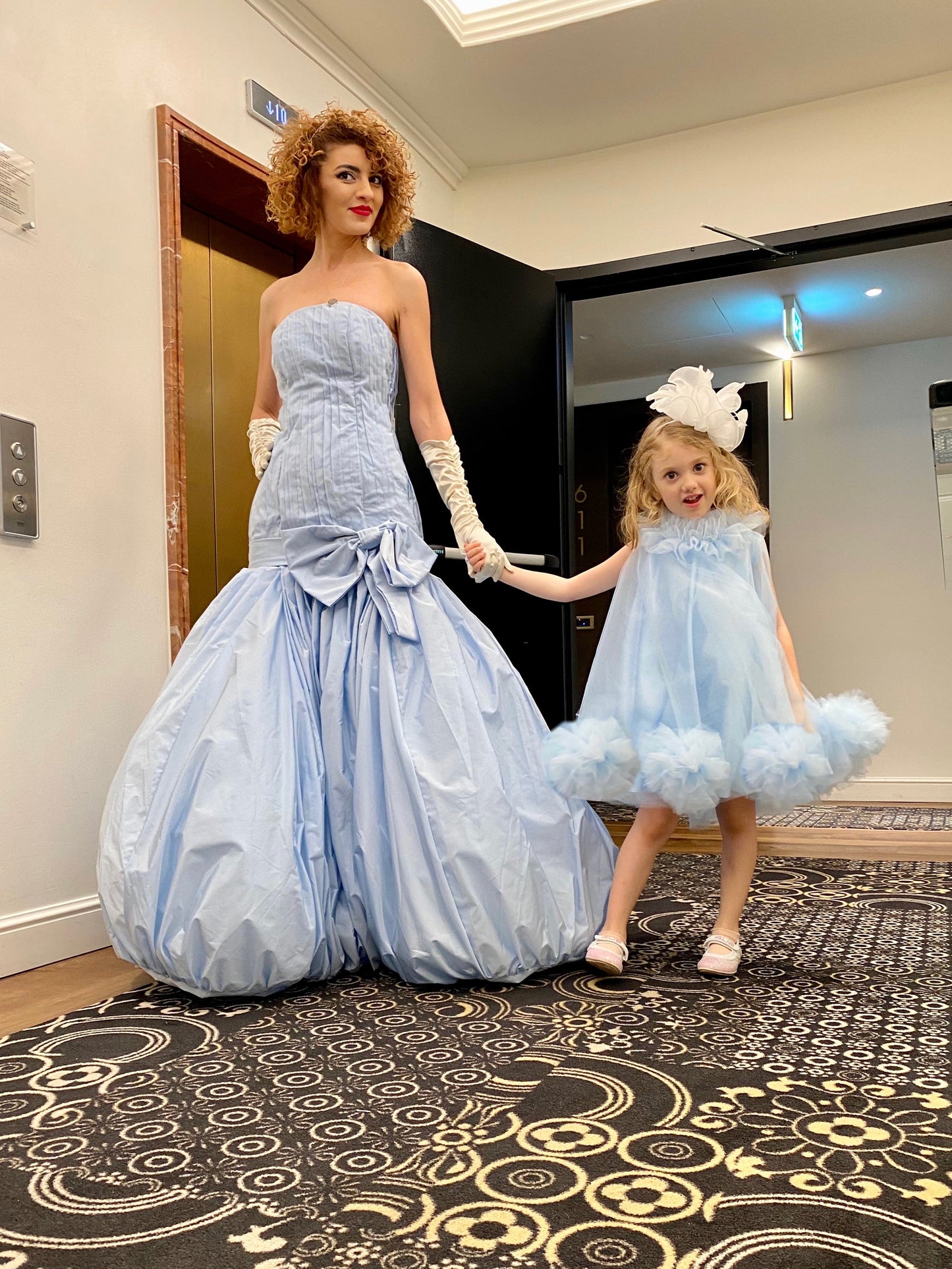 BABY BLUE TULLE DRESS