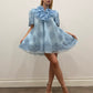 SKY BLUE SHORT DRESS