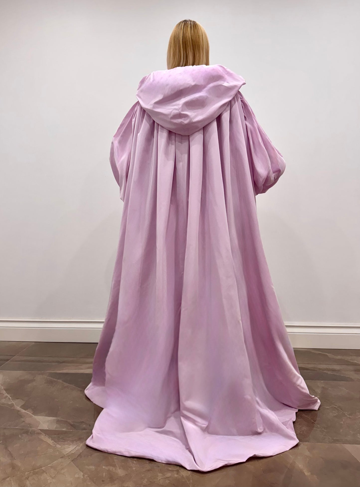 LONG PINK CAPE