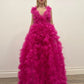 3D FLOWER TULLE DRESS