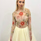 EMBROIDERED TULLE DRESS