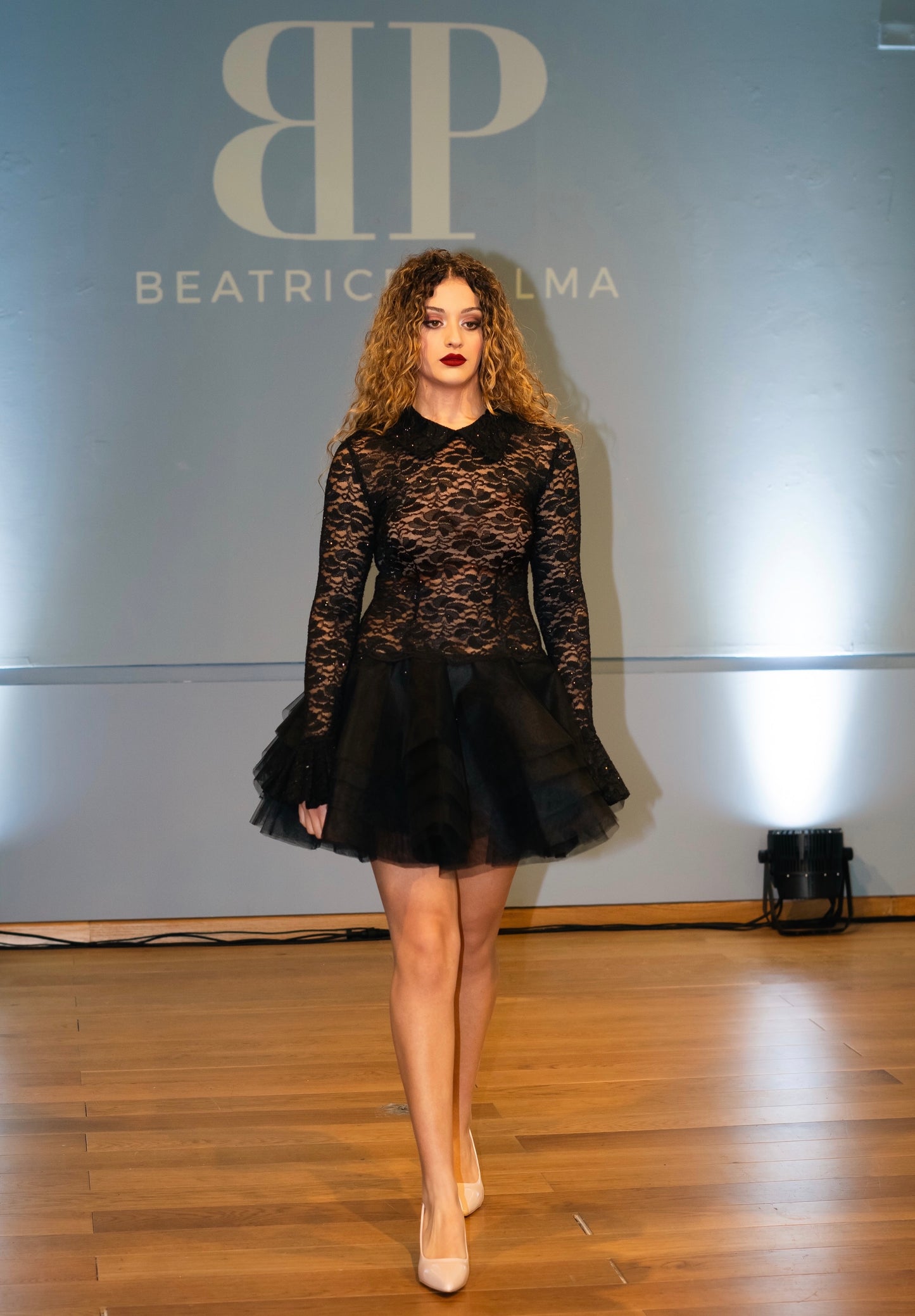 BLACK LACE DRESS